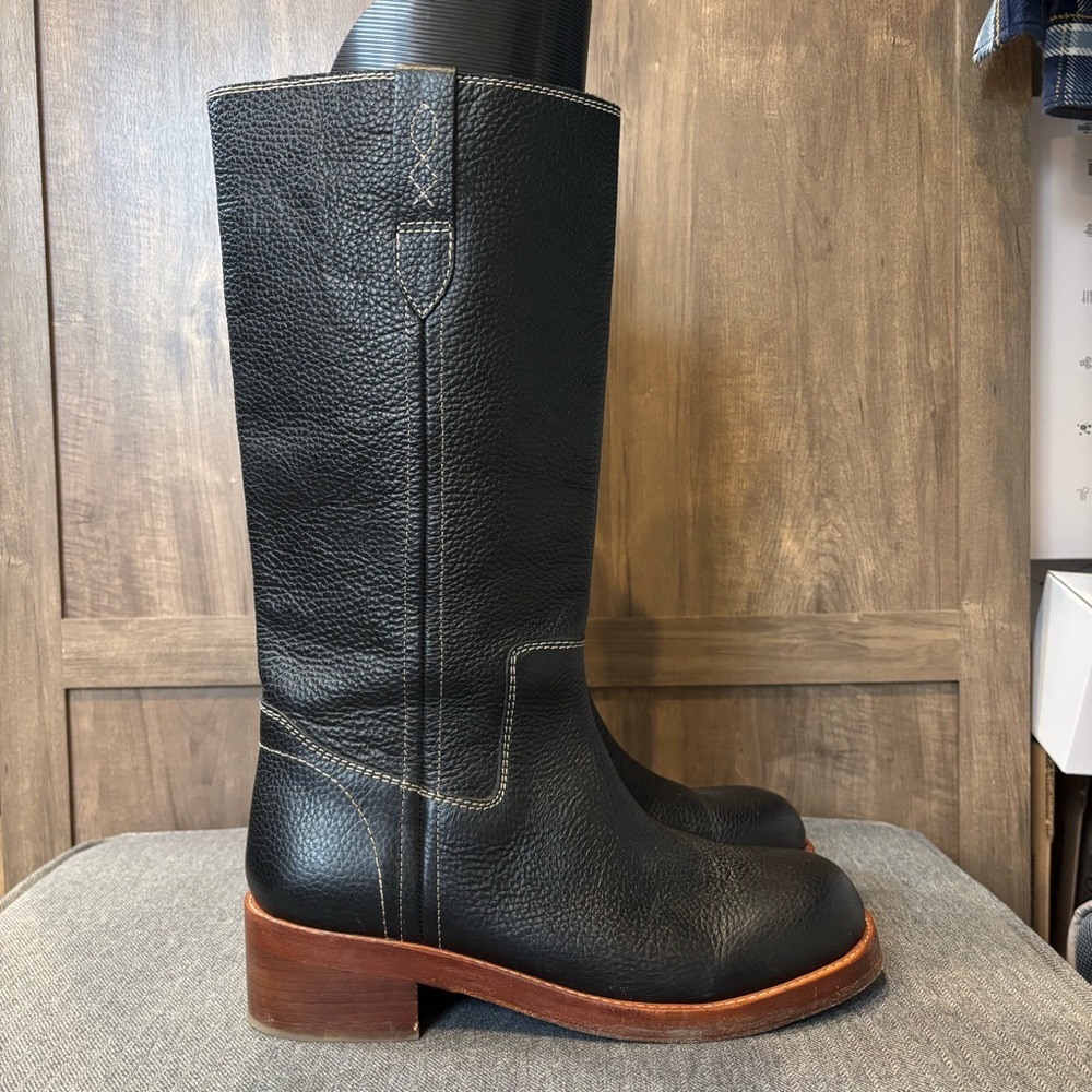 Free People Size11 Blaze Pull On Boots Black - Picture 4 of 16